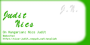 judit nics business card